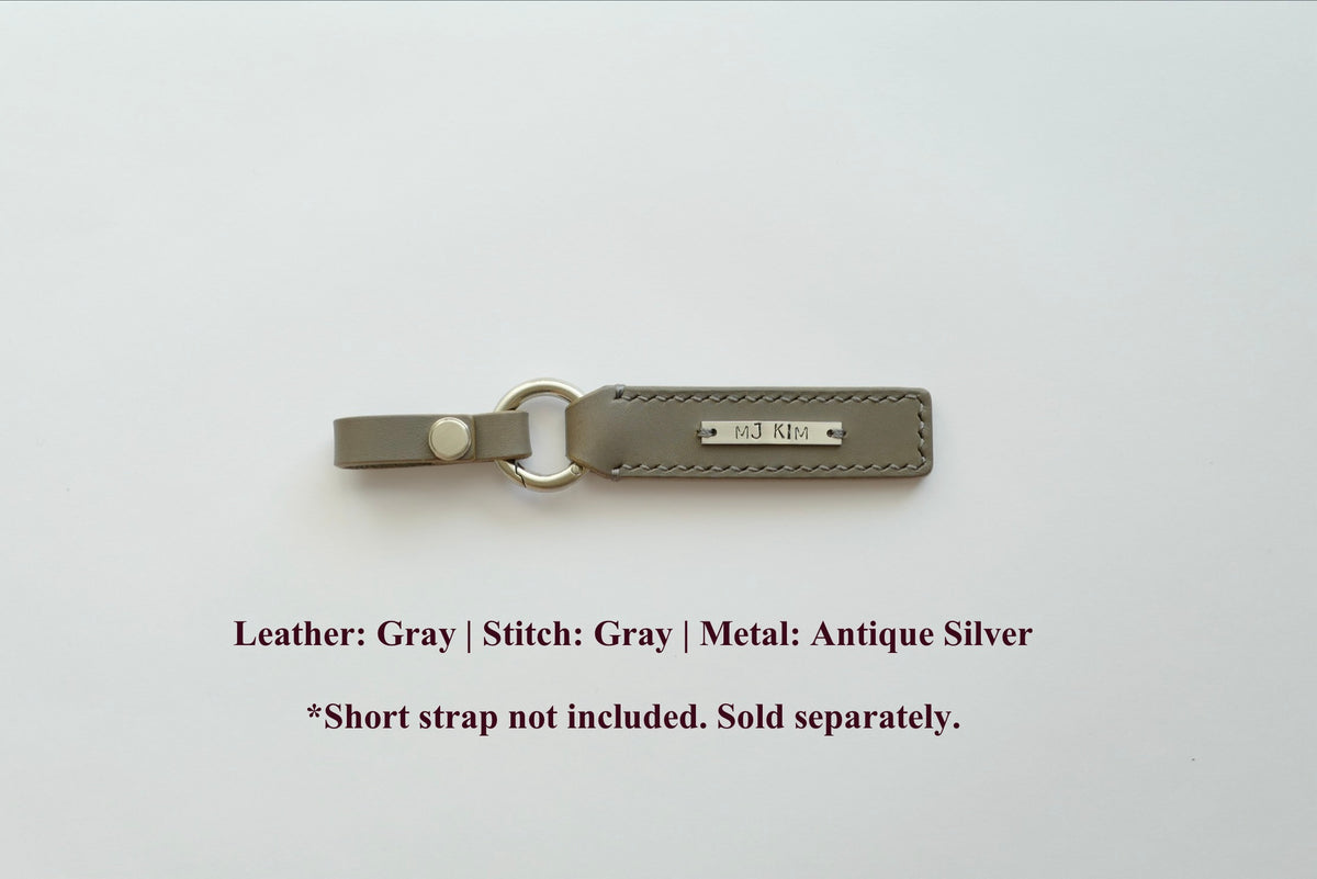 DIDIM Personalized Leather Name Tag