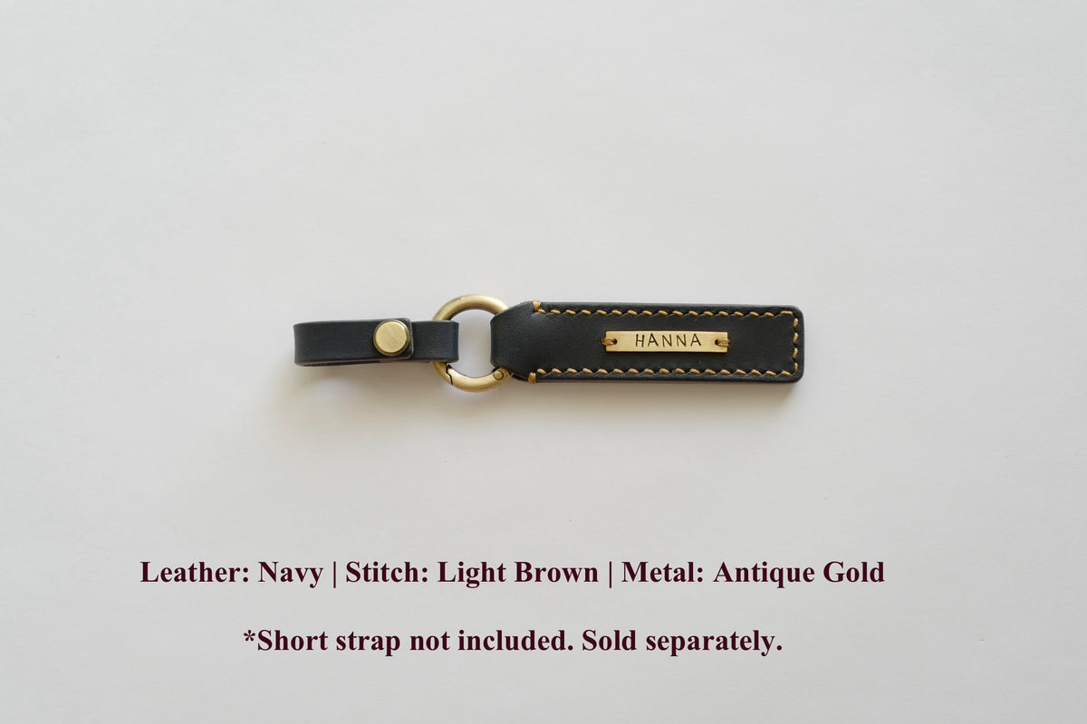 DIDIM Personalized Leather Name Tag