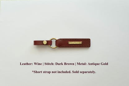 DIDIM Personalized Leather Name Tag