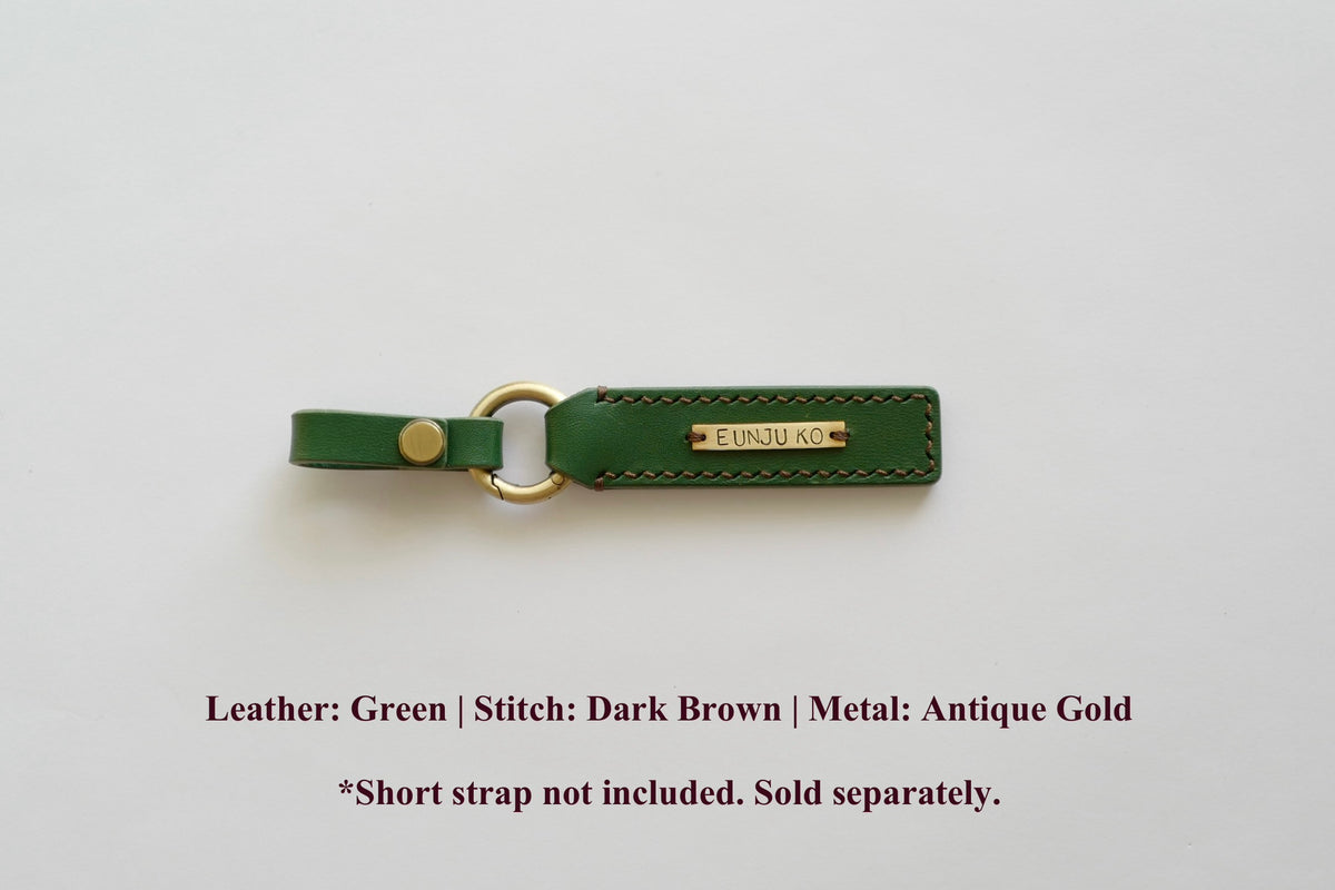 DIDIM Personalized Leather Name Tag